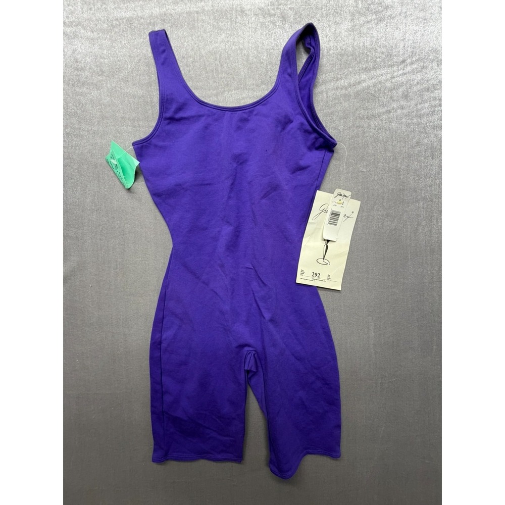 Vintage 1991 Gilda‎ Marx Style 292 Bodysuit 100% spandex Small Purple